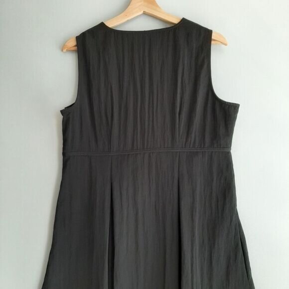 Simply VERA WANG Sleeveless Empire Waist Mini Dress Black Sz 14 - Picture 8 of 11